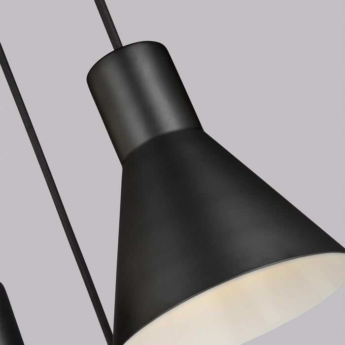 Generation Lighting 5141303EN3-962 Three Light Cluster Pendant, Brushed Nickel