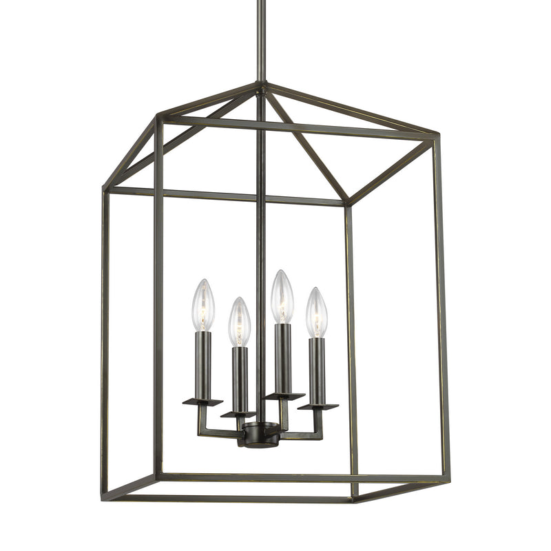 Generation Lighting 5215004EN-710 Four Light Hall / Foyer, Bronze