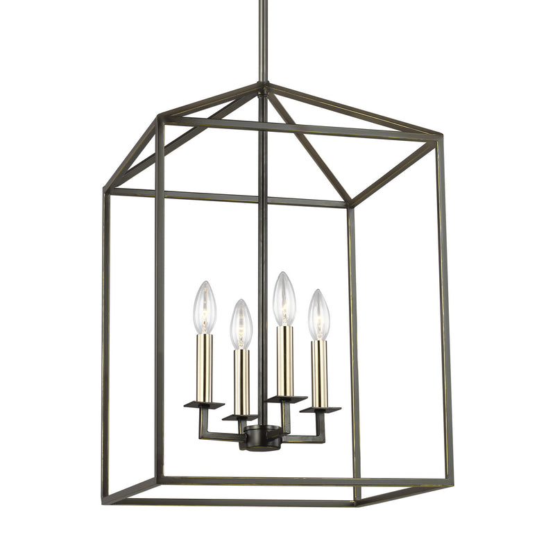Generation Lighting 5215004EN-710 Four Light Hall / Foyer, Bronze