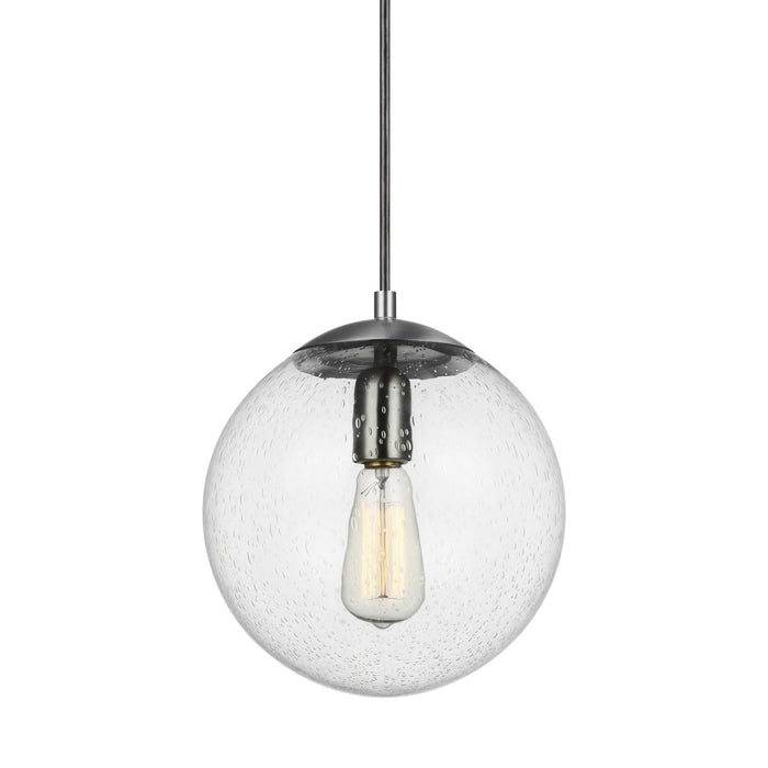 Visual Comfort Studio 6601801-04 One Light Pendant, Satin Aluminum