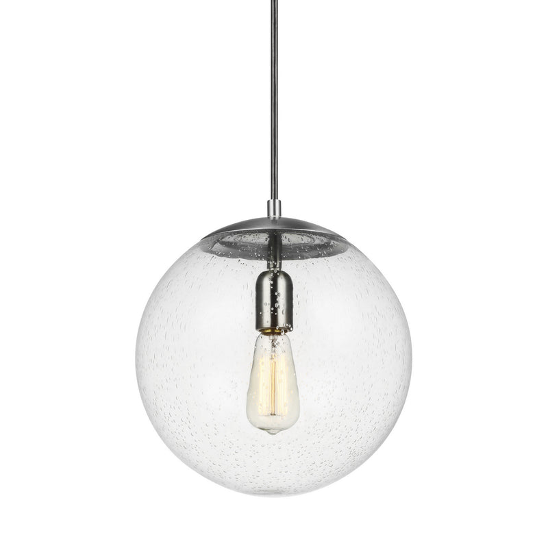 Visual Comfort Studio 6701801-04 One Light Pendant, Satin Aluminum