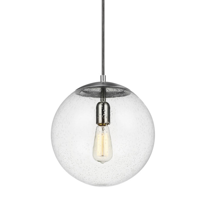Visual Comfort Studio 6701801-04 One Light Pendant, Satin Aluminum
