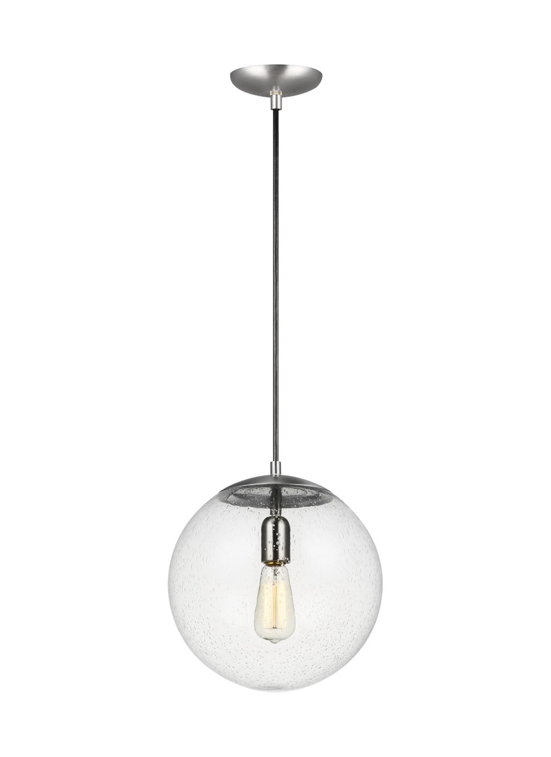 Visual Comfort Studio 6701801-04 One Light Pendant, Satin Aluminum