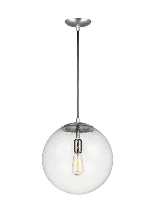 Visual Comfort Studio 6801801-04 One Light Pendant, Satin Aluminum