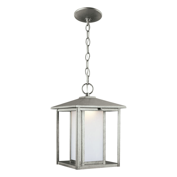 Generation Lighting 6902997S-57 LED Outdoor Pendant, Weathered Pewter
