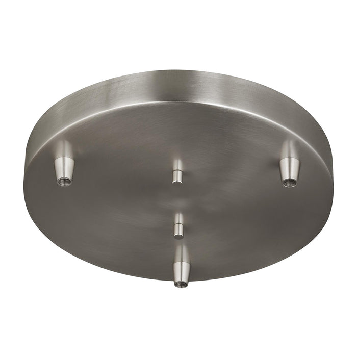 Generation Lighting 7449403-962 Three Light Cluster Canopy, Brushed Nickel