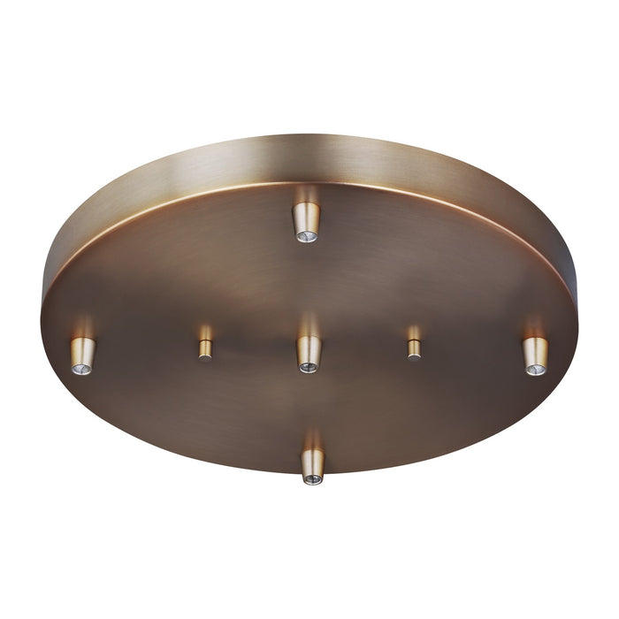 Generation Lighting 7449405-848 Five Light Cluster Canopy, Satin Brass