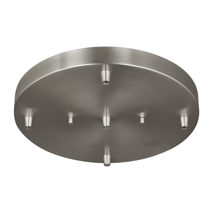 Generation Lighting 7449405-962 Five Light Cluster Canopy, Brushed Nickel