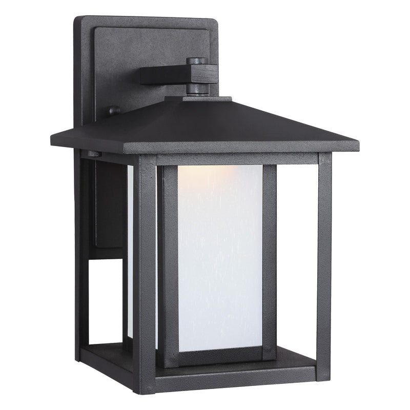 Generation Lighting 8902997S-12 LED Outdoor Wall Lantern, Black