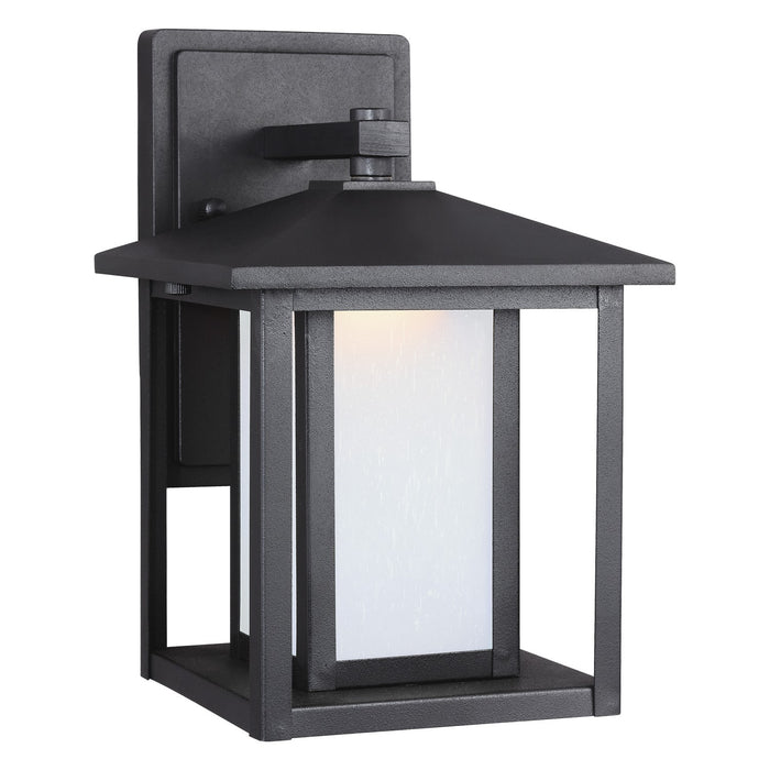 Generation Lighting 8902997S-12 LED Outdoor Wall Lantern, Black