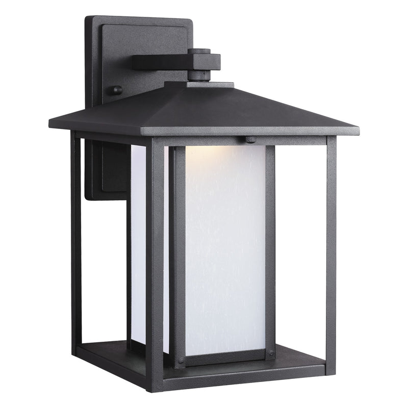 Generation Lighting 8903197S-12 LED Outdoor Wall Lantern, Black