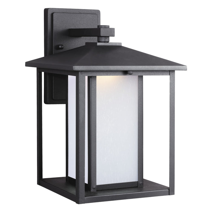 Generation Lighting 8903197S-12 LED Outdoor Wall Lantern, Black