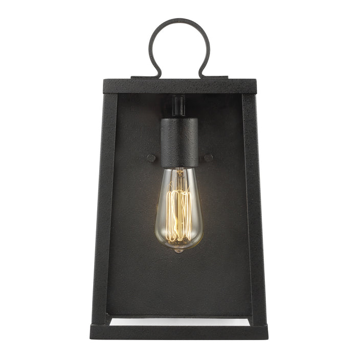 Visual Comfort Studio 8637101-12 One Light Outdoor Wall Lantern, Black