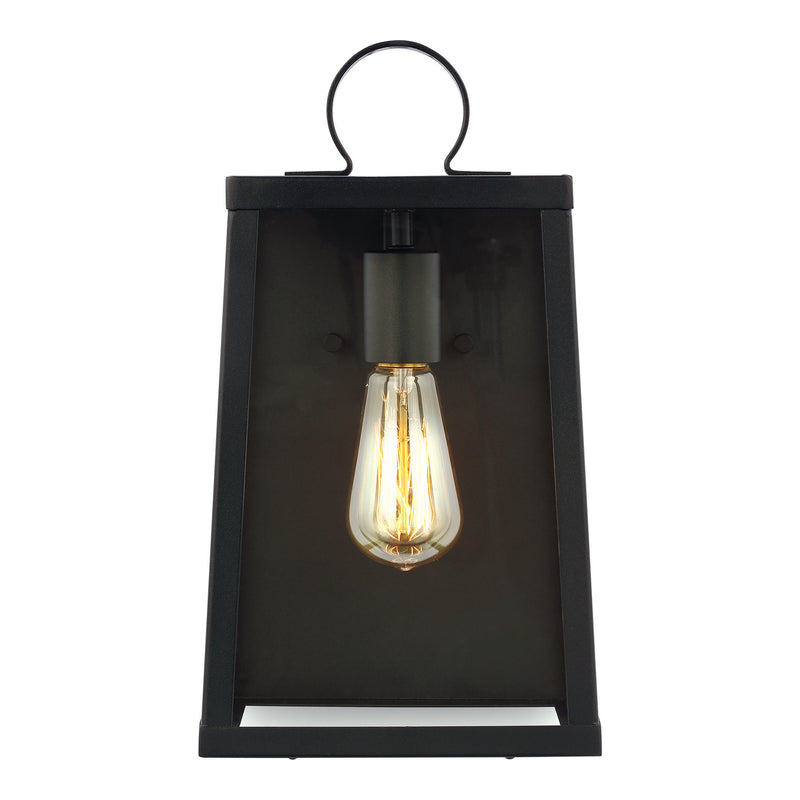 Visual Comfort Studio 8637101-12 One Light Outdoor Wall Lantern, Black