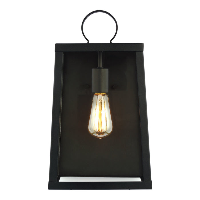 Visual Comfort Studio 8737101-12 One Light Outdoor Wall Lantern, Black