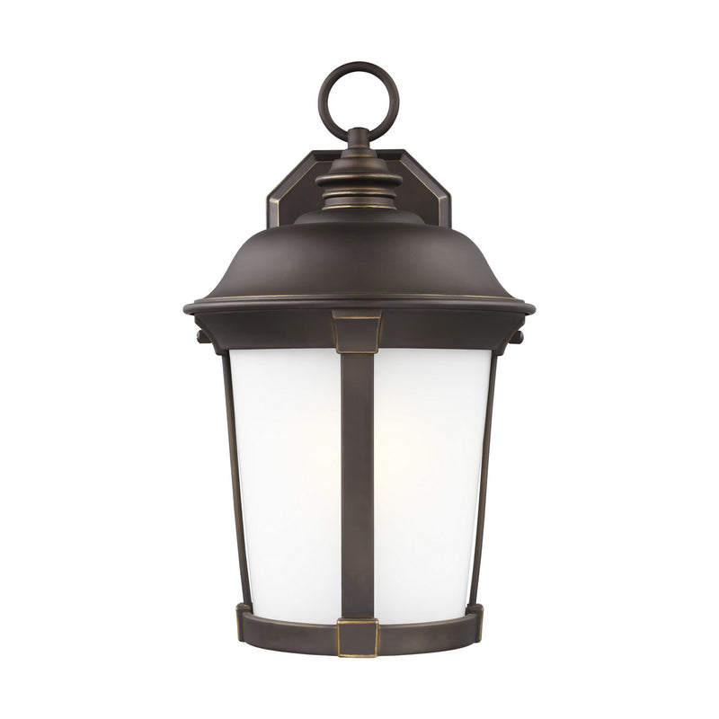Generation Lighting 8750701EN3-71 One Light Outdoor Wall Lantern, Antique Bronze