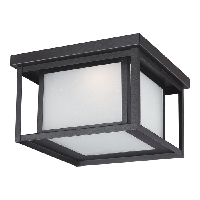 Generation Lighting 7903997S-12 LED Outdoor Flush Mount, Black
