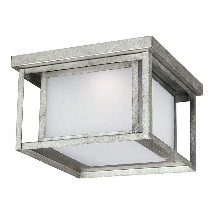 Generation Lighting 7903997S-57 LED Outdoor Flush Mount, Weathered Pewter