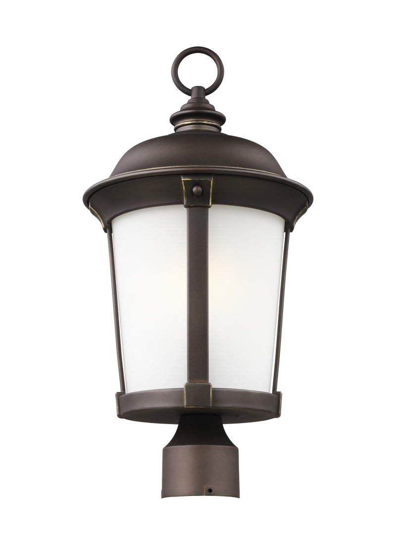 Generation Lighting 8250701EN3-71 One Light Outdoor Post Lantern, Antique Bronze