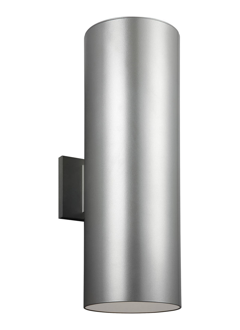 Visual Comfort Studio 8413997S-753 LED Outdoor Wall Lantern, Painted Brushed Nickel