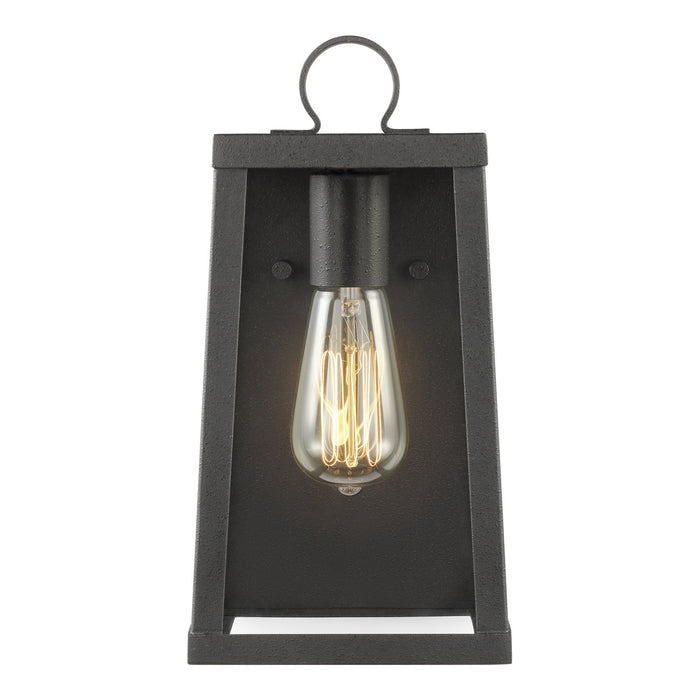 Visual Comfort Studio 8537101-12 One Light Outdoor Wall Lantern, Black