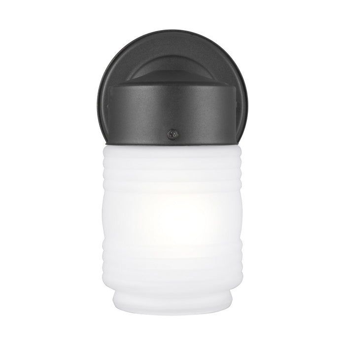 Generation Lighting 8550001-12 One Light Outdoor Wall Lantern, Black