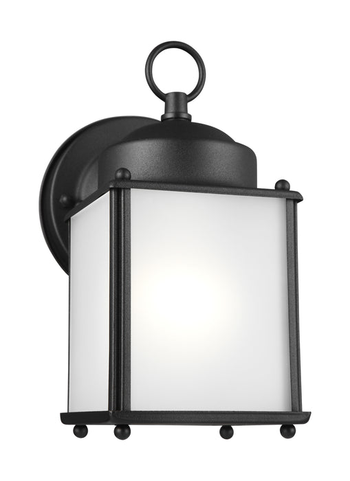 Generation Lighting 8592001-12 One Light Outdoor Wall Lantern, Black