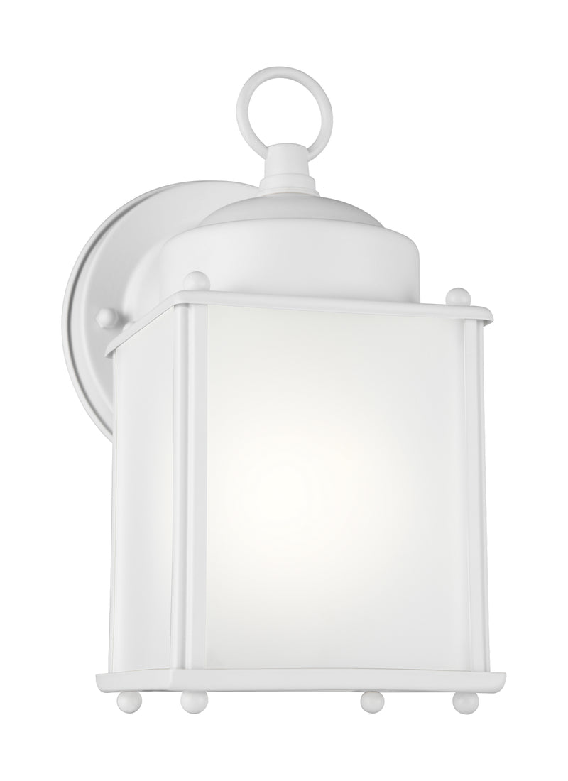Generation Lighting 8592001-15 One Light Outdoor Wall Lantern, White