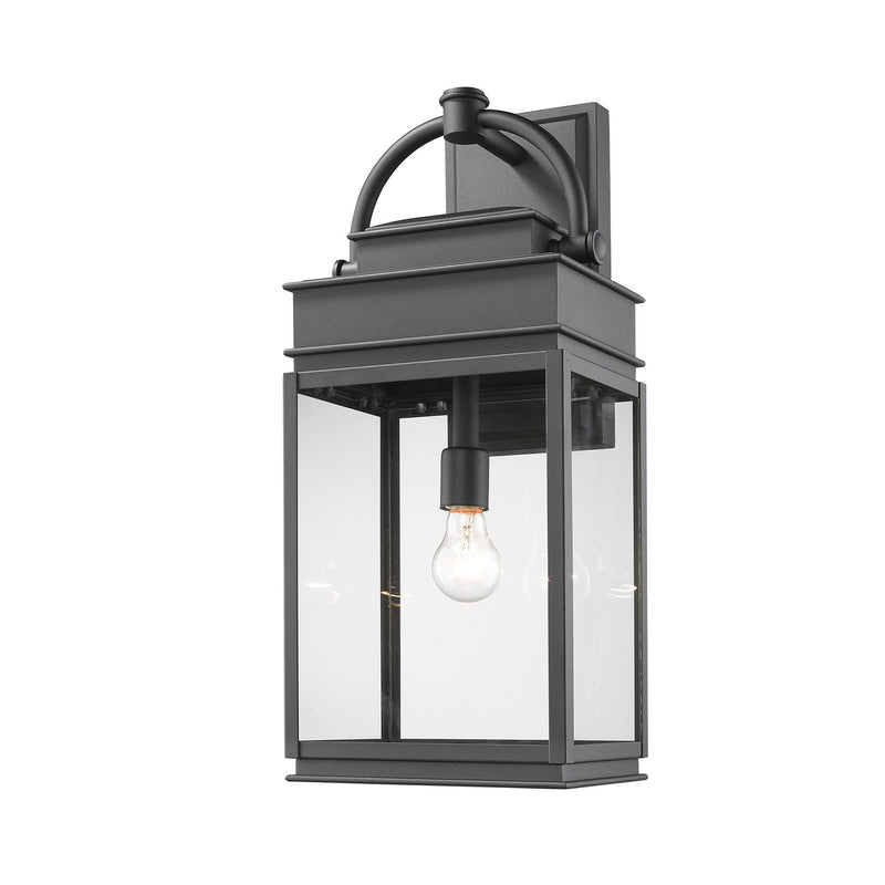 Artcraft AC8240BK One Light Outdoor Wall Mount, Black