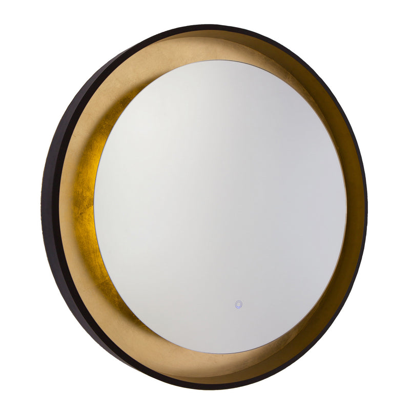 Artcraft AM304 LED Mirror, Oil Rubbed Bronze & Gold Leaf