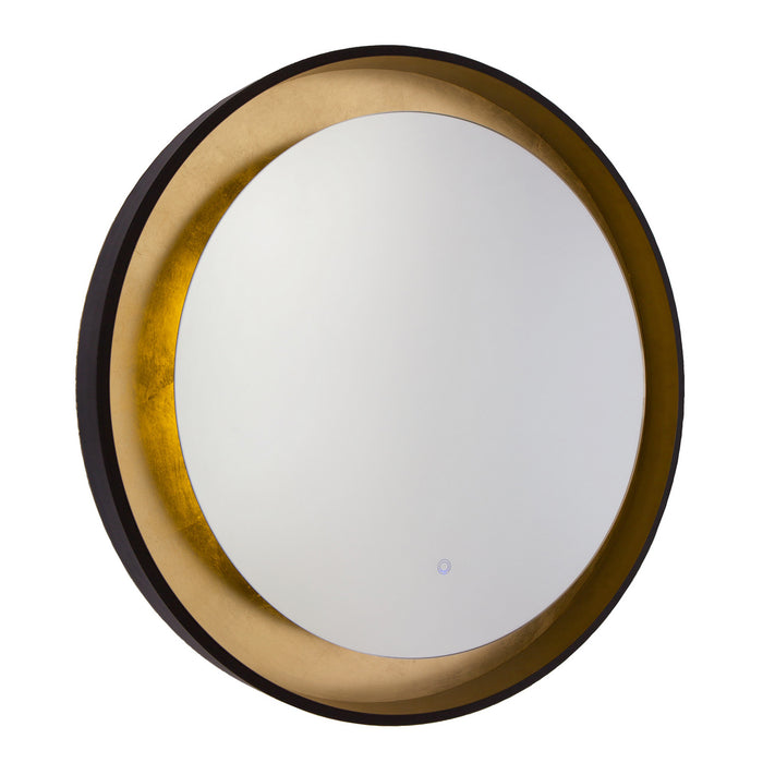 Artcraft AM304 LED Mirror, Oil Rubbed Bronze & Gold Leaf