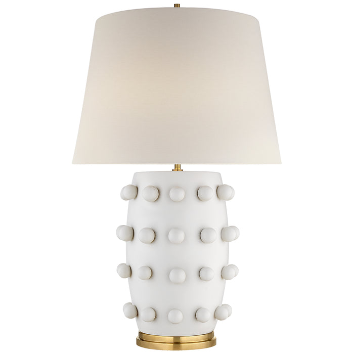 Visual Comfort Signature KW 3031PW-L One Light Table Lamp, Plaster White