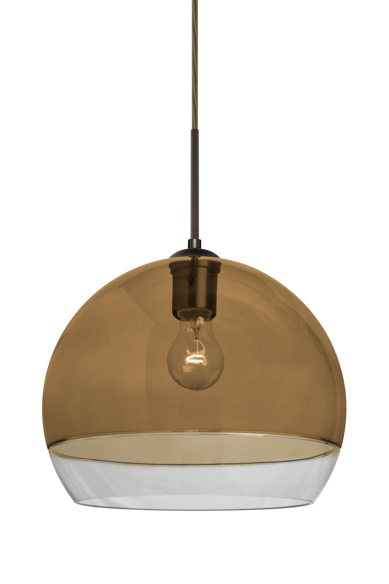 Besa 1JC-ALLY12AM-BR One Light Pendant, Bronze