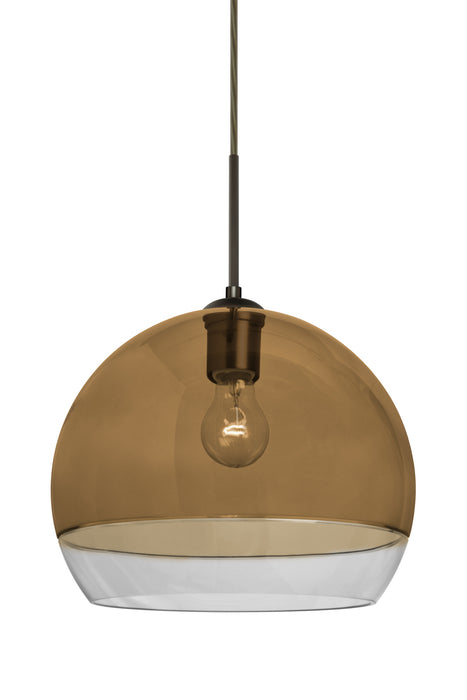 Besa 1JC-ALLY12AM-BR One Light Pendant, Bronze