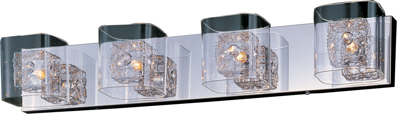 ET2 E22834-18SVPC LED Bath Vanity, Polished Chrome