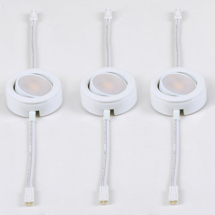 Maxim 53835WT LED Puck, White