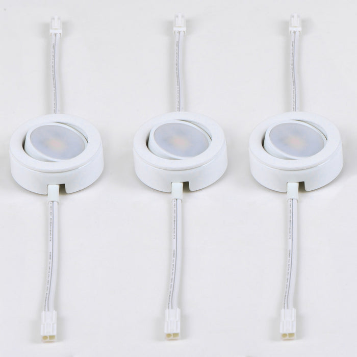 Maxim 53836WT LED Puck, White