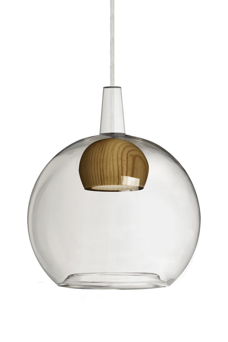 Besa 1JC-BENJICLMD-LED-SN LED Pendant, Satin Nickel