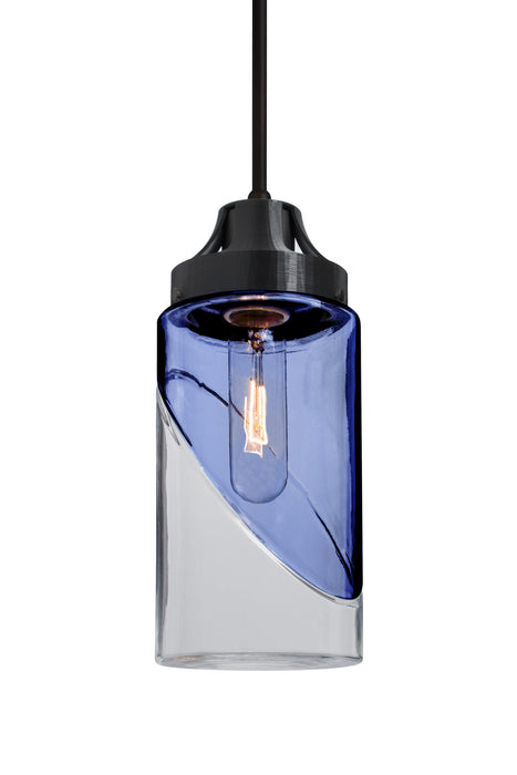 Besa 1JC-BLINKBL-BK One Light Pendant, Black