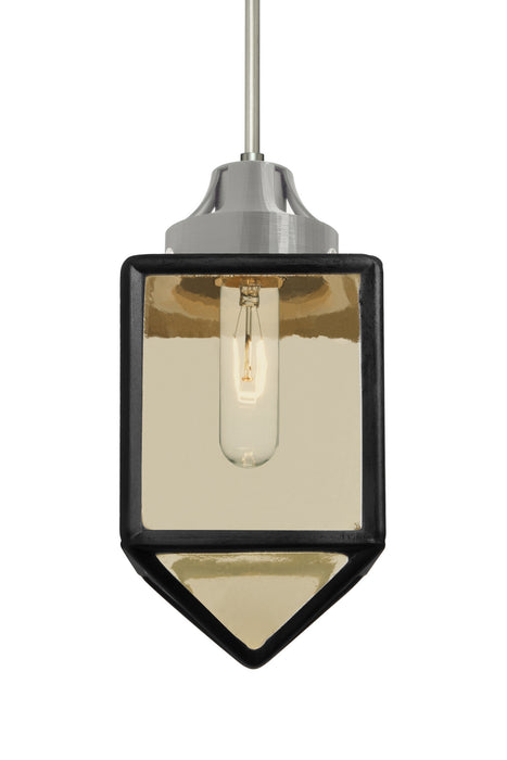 Besa 1JC-BRAVOBK-SN One Light Pendant, Satin Nickel