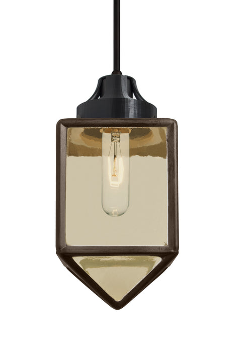 Besa 1JC-BRAVOBR-BK One Light Pendant, Black