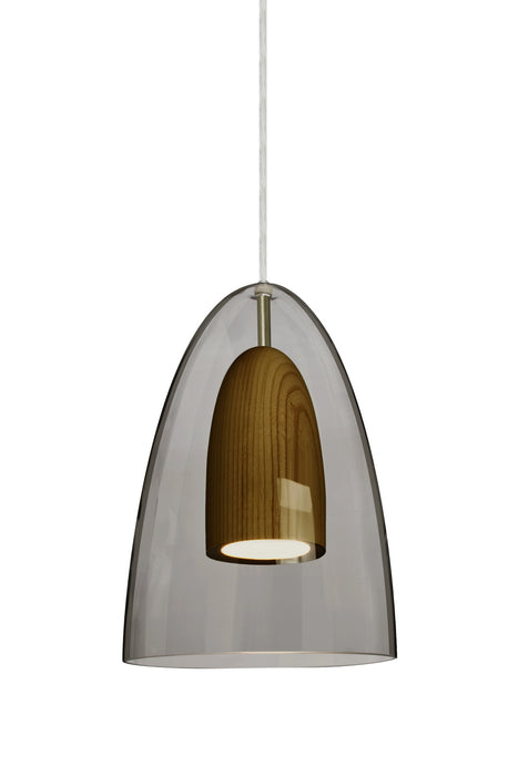 Besa 1JC-DANOSMMD-LED-SN LED Pendant, Satin Nickel