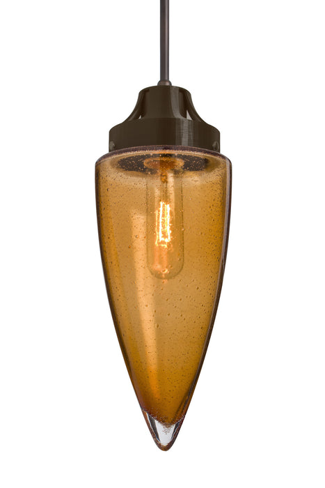 Besa 1JC-SULUAM-BR One Light Pendant, Bronze