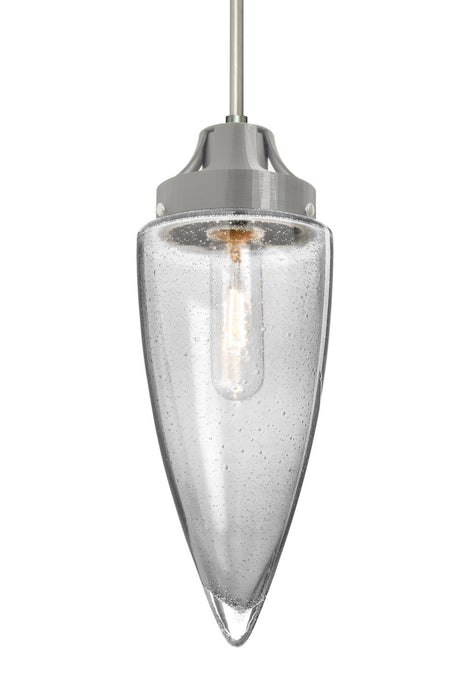 Besa 1JC-SULUCL-SN One Light Pendant, Satin Nickel