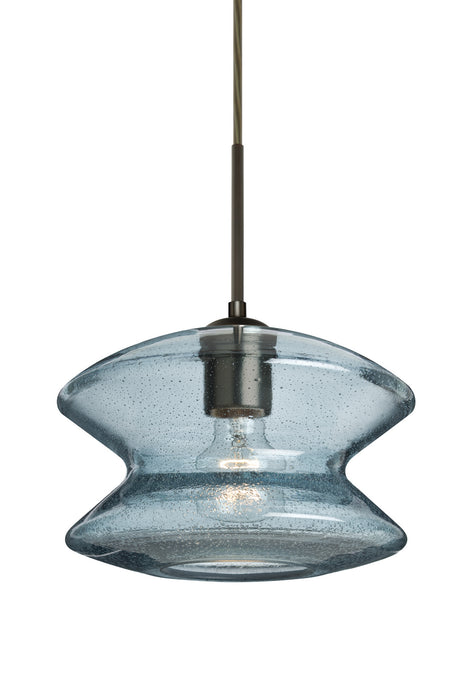Besa 1JC-ZENBL-BR One Light Pendant, Bronze