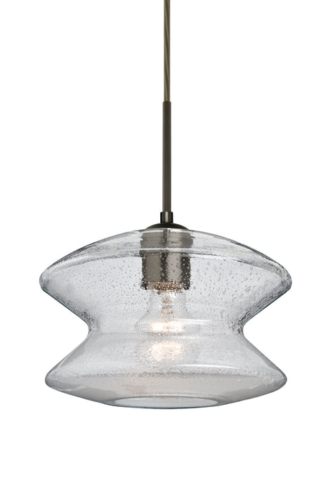 Besa 1JC-ZENCL-BR One Light Pendant, Bronze