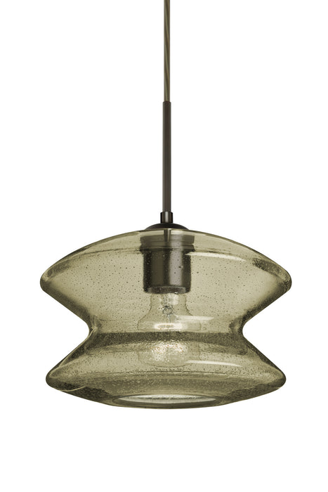 Besa 1JC-ZENLT-BR One Light Pendant, Bronze