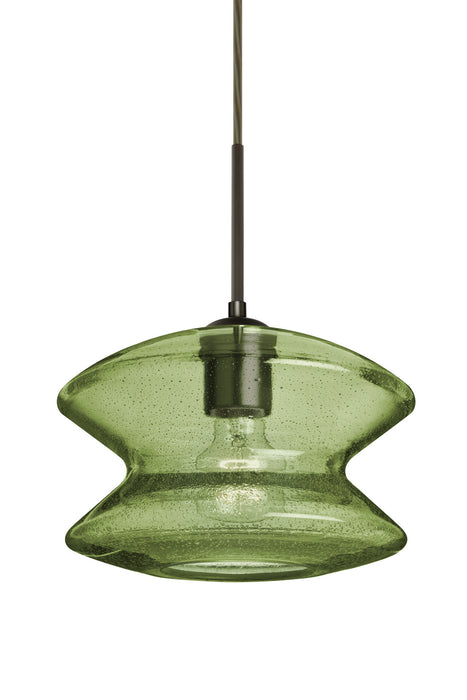Besa 1JC-ZENMS-BR One Light Pendant, Bronze
