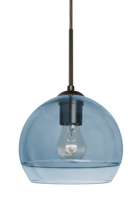 Besa 1JT-ALLY8BL-BR One Light Pendant, Bronze