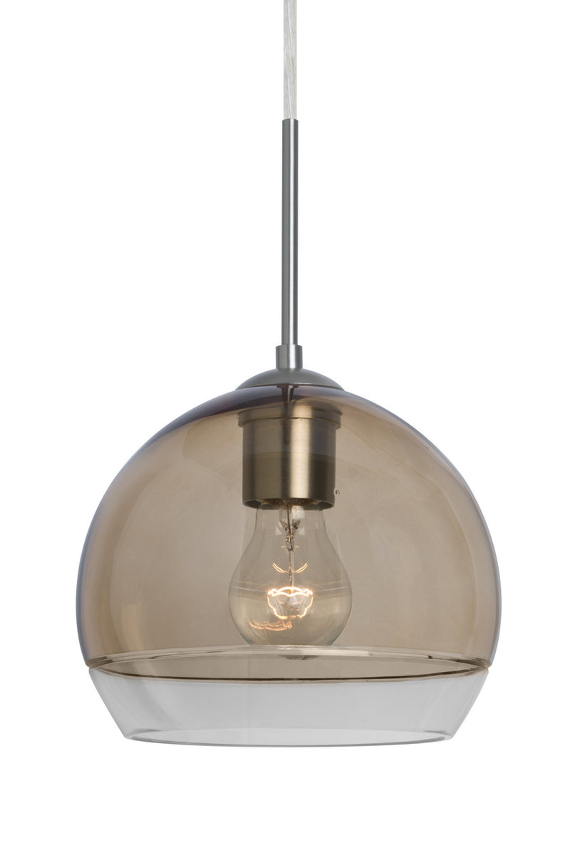 Besa 1JT-ALLY8SM-SN One Light Pendant, Satin Nickel